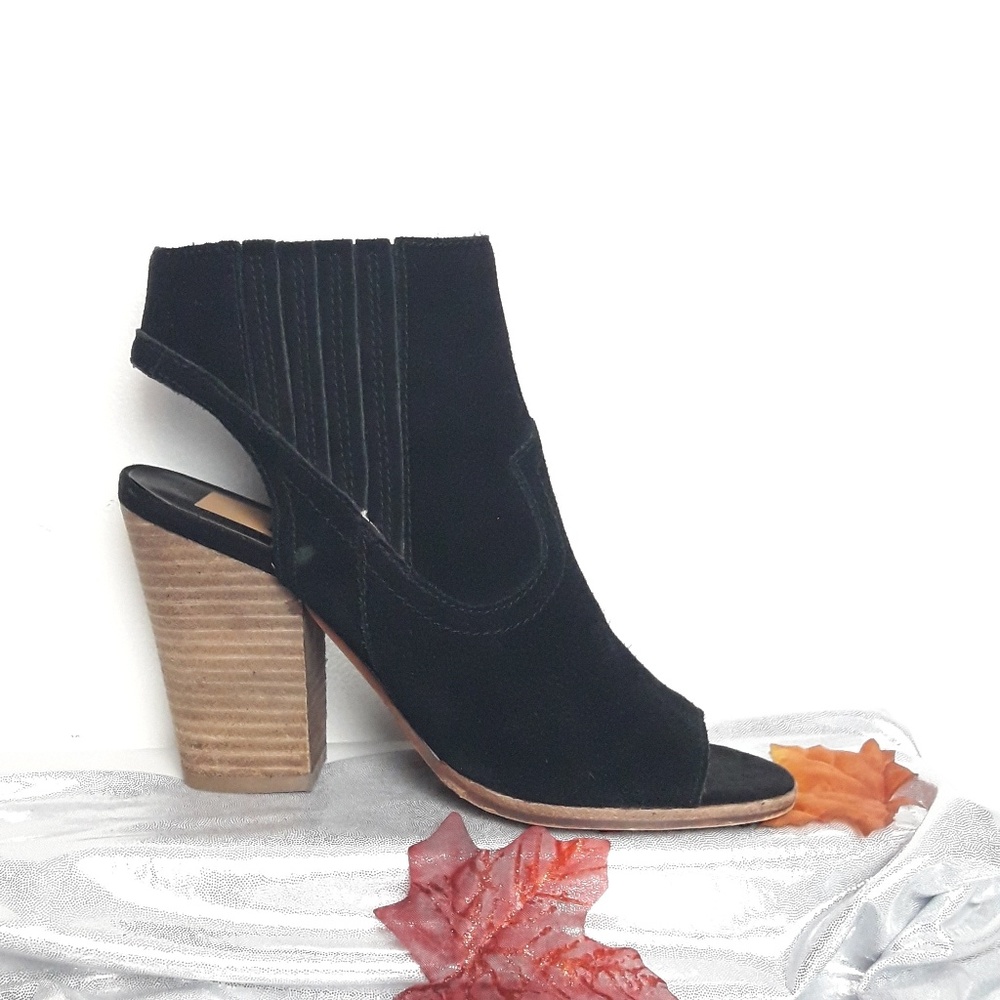 Dolce Vita Black Peep Toe Heels